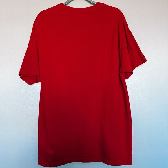 Adam Bomb Red Short Sleeve Graphic Tee Size Large - Picture 5 of 5